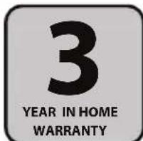 3 YEAR IN HOME WARRANTY