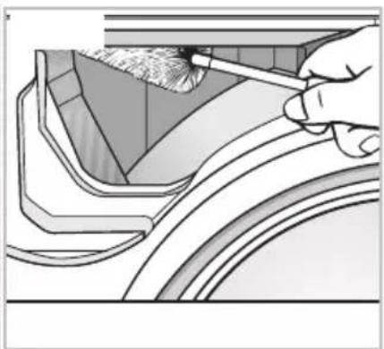 Stirling STR-WD106W - Cleaning the detergent drawer (when required) - 3