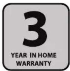 3 YEAR IN HOME WARRANTY