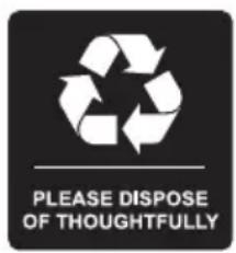 PLEASE DISPOSE OF THOUGHTFULLY