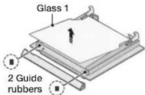 Glass 1 2 Guide rubbers