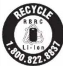 RECYCLE RBRC LI-Ion 1.800.822.8837