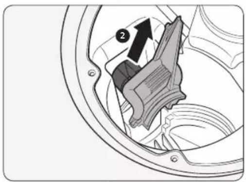 SAMSUNG DW60BS7503BI - Cleaning the drain pump - 2