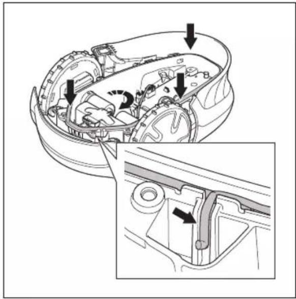 FLYMO EasiLife Go 400 - To replace or to remove the battery - 8