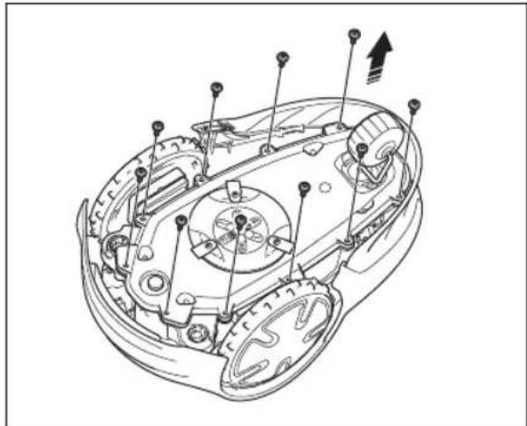 FLYMO EasiLife Go 400 - To replace or to remove the battery - 3