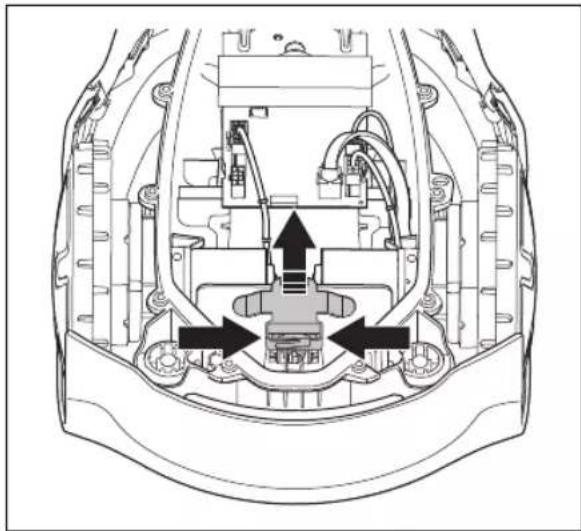FLYMO EasiLife Go 400 - To replace or to remove the battery - 6