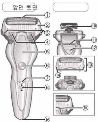 PANASONIC ES-BST2Q - 부품 명칭 - 1