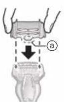 PANASONIC ES-BST2Q - ▶ Attaching the carrying holder - 1