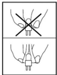 Diagram showing two methods of removing a bone, with one method crossed out and the other using a plug.