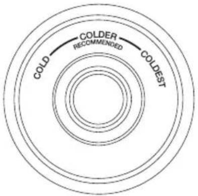 COLD COLDER RECOMMENDED COLDEST