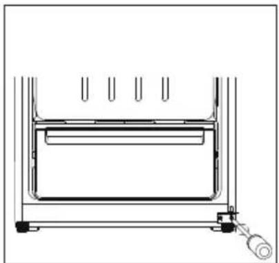 Technical line drawing of a mechanical device with no visible text or symbols