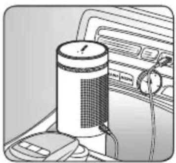 Illustration of a portable air conditioner unit next to a wall-mounted device (no text or symbols visible)