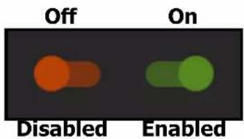 Off On Disabled Enabled