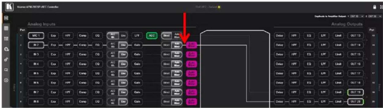 Kramer AFM-20DSP-AEC - Gain Sharing Auto Mixer - 3