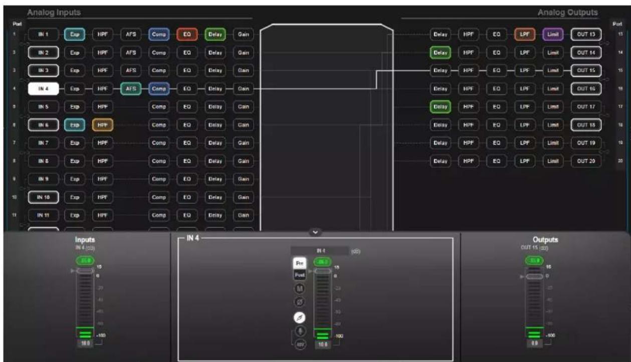 Kramer AFM-20DSP-AEC - Viewing the Matrix Area - 1
