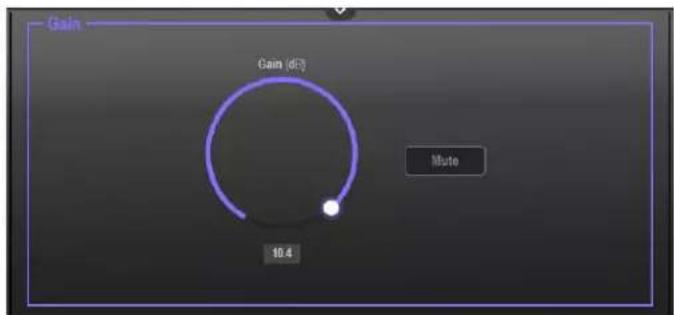 Gain Gain (d3) 10.4 Mute