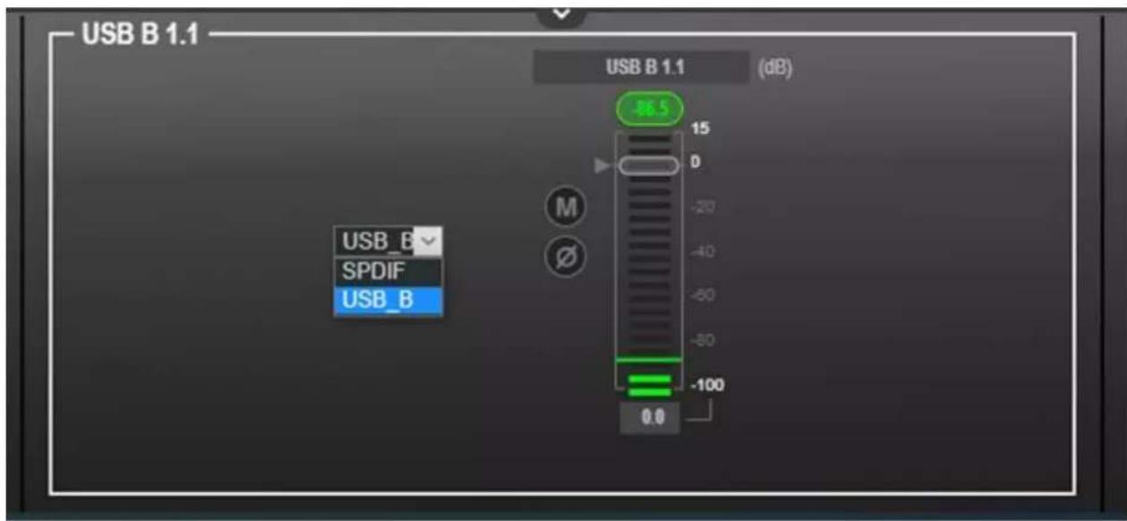 USB B 1.1 USB B 1.1 (dB) USB_B SPDIF USB_B M Ø PE.5 15 0 -20 -40 -60 -80 -100 0.0