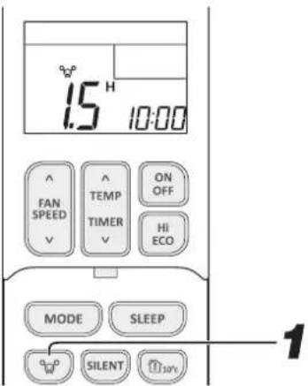 MITSUBISHI DXK05ZTLA-WF - ALLERGEN CLEAR operation - 1