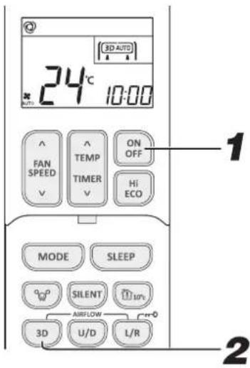 MITSUBISHI DXK05ZTLA-WF - 3D AUTO operation - 1