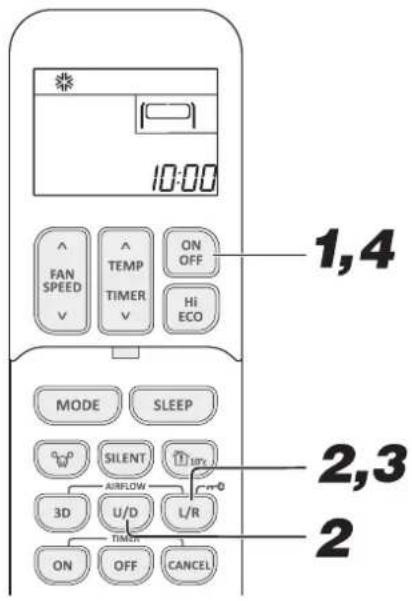 MITSUBISHI DXK05ZTLA-WF - Airflow range setting - 1