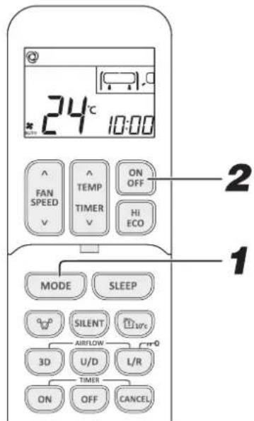 MITSUBISHI DXK05ZTLA-WF - AUTO mode operation - 1