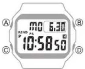 CASIO Baby-G BGD-570 - 液晶表示について - 1