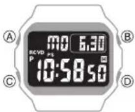 CASIO Baby-G BGD-570 - 液晶表示について - 2