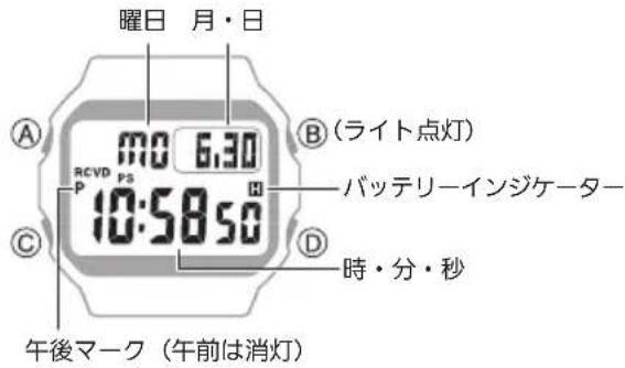 CASIO Baby-G BGD-570 - 操作部と画面表示について - 2