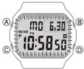 CASIO Baby-G BGD-570 - ボタンを押して点灯させる - 1