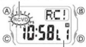 CASIO Baby-G BGD-570 - ◆ 受信状態のレベル表示について - 1