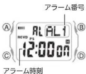 CASIO Baby-G BGD-570 - アラームモードを選ぶ - 1