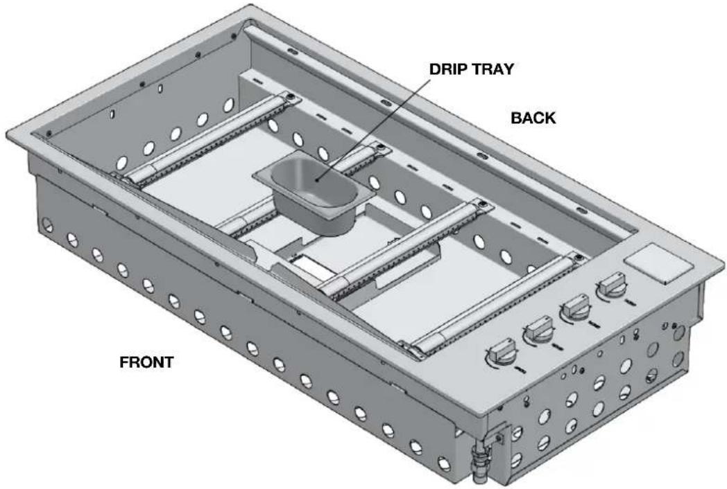 DRIP TRAY BACK FRONT