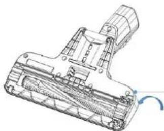 Heinner HSVC-MB22.2BL - Demontarea și curățarea periei electrice - 2