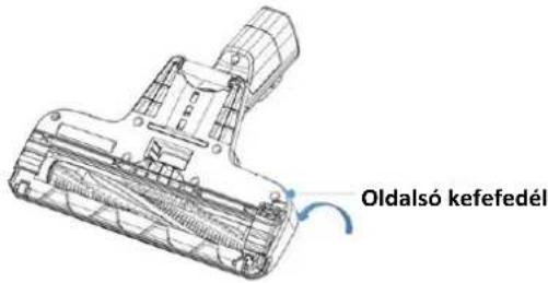 Oldalsó kefefedél