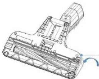 Heinner HSVC-MB22.2BL - Демонтиране и почистване на електрическата четка - 2