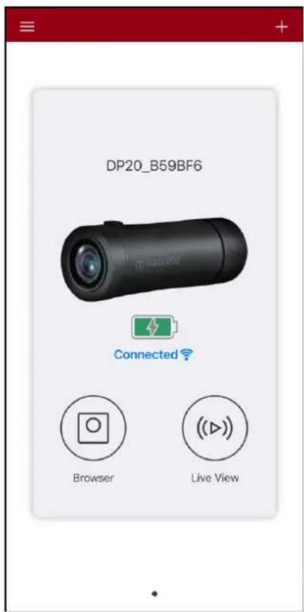 TRANSCEND DrivePro 20B - 4-3 iOS/Android 機器での動画再生 - 1