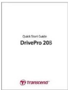 Quick Start Guide DrivePro 20B Transcend™