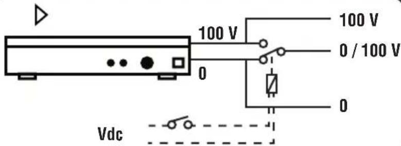 100 V 0 / 100 V 0 Vdc
