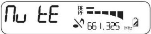 RCF TX 4016 - FUNZIONE "MUTE" (disattivazione dell'uscita audio del ricevitore) - 2
