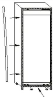 ILVE ILFRZ217I - PRODUCT DIMENSIONS AND BUILT-IN COMPARTMENT - 5