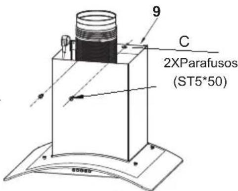 9 C 2XParafusos (ST5*50)