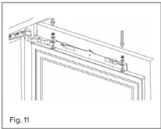 Artusi AINT7000 - Fig. 11 - Fitting the decor door - 1