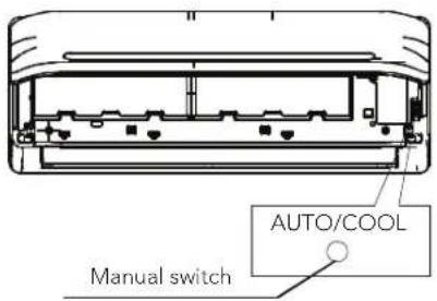 AUTO/COOL Manual switch