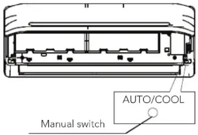 AUTO/COOL Manual switch