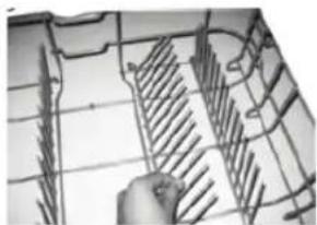 Esatto DWI6CS - Folding spikes of lower basket - 1