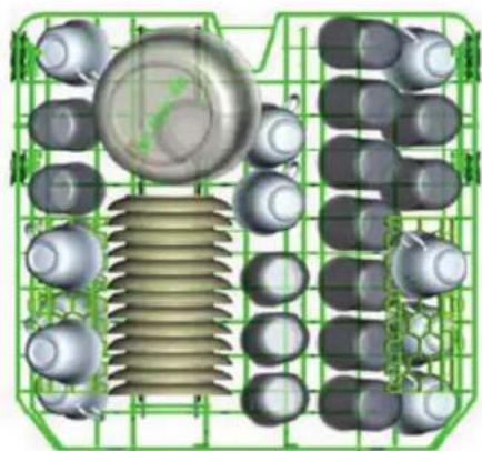 Esatto DWI6CS - Items that are of limited suitability for the dishwasher: - 1