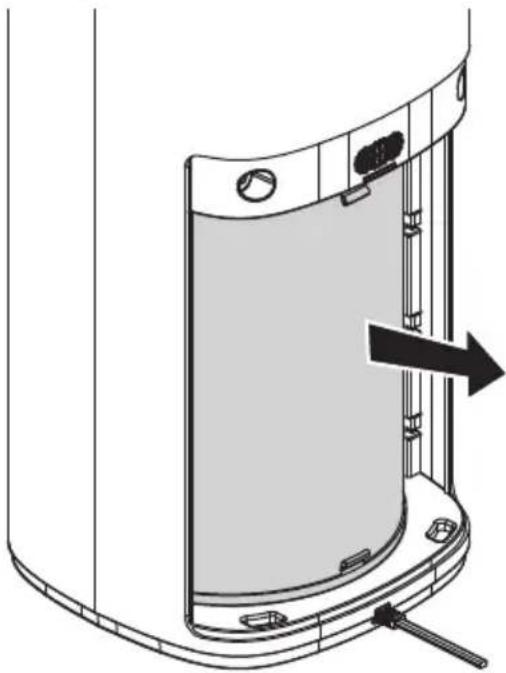 INSIGNIA NS-APMWH2 - Replacing the filter - 2