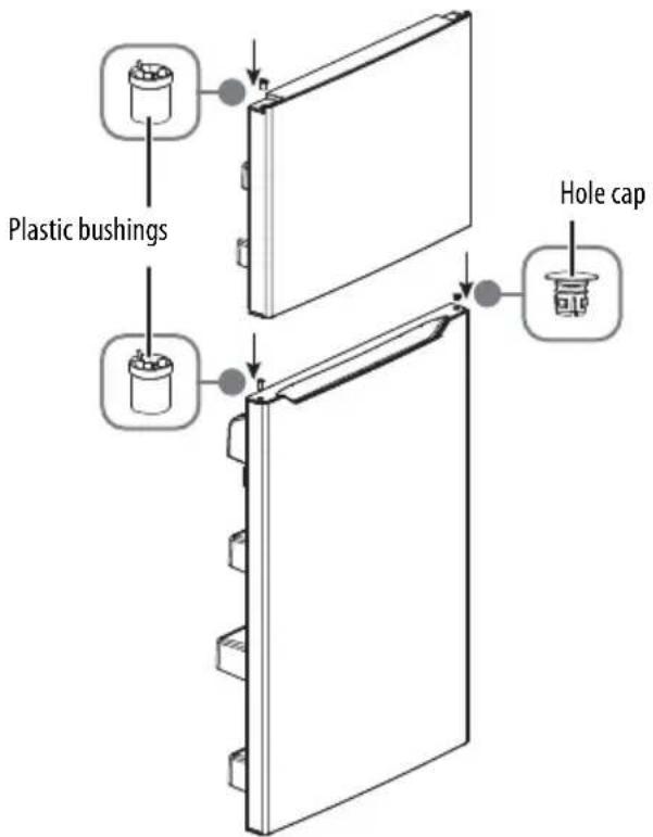 Plastic bushings Hole cap