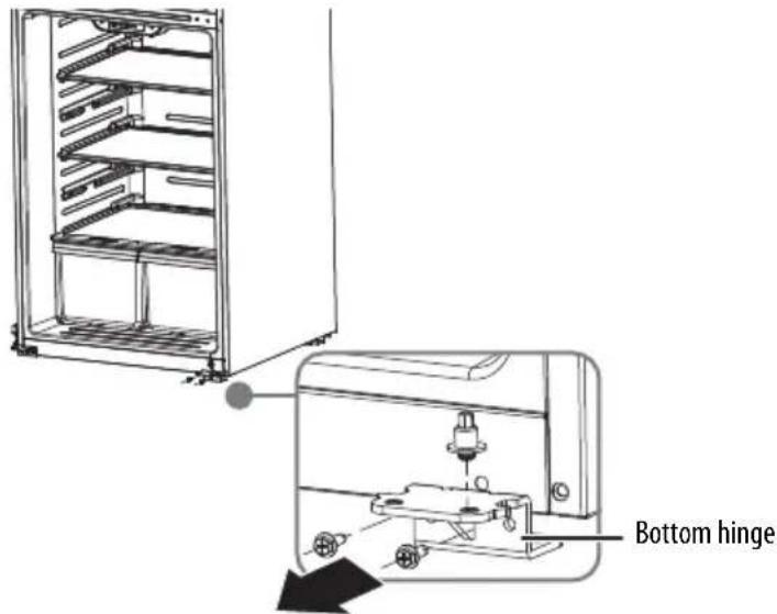 Bottom hinge