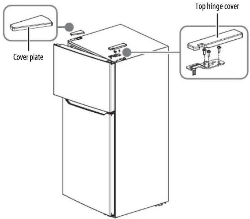 Cover plate Top hinge cover